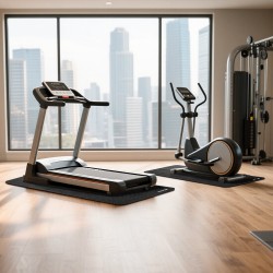 Taitettava kuntolaitematto korkeatiheyksinen PVC-materiaali 610x1730 mm 6 mm kotiin