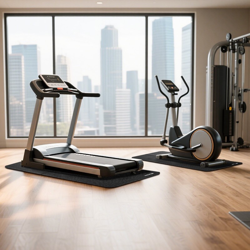 Taitettava kuntolaitematto korkeatiheyksinen PVC-materiaali 610x1730 mm 6 mm kotiin