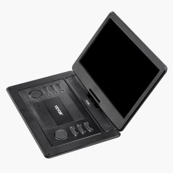 Kannettava DVD-soitin 15,6 tuuman kääntyvä näyttö 1366×768 5000mAh
