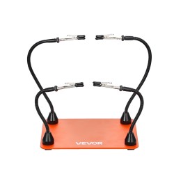 Kolvausasema magneettikiinnityksellä neljällä hanhenkaulavarsilla teräspohjalla liukumattomilla kumityynyillä