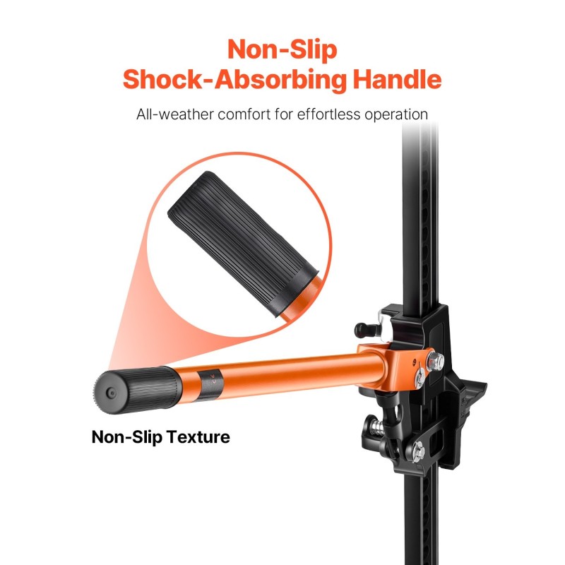 Maatalousnostin teräsrunkoinen 3175 kg nostokyky 130–1079 mm manuaalinen