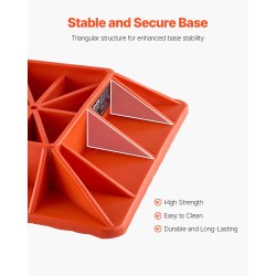 Jalusta korkeanostotunkille polypropeeni 3175 kg kantavuus 185x120 mm