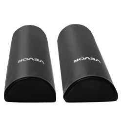 Taklaustyynyt PVC-pintaiset 1080x310x155 mm 2 kpl mustat korkeatiheyksisellä sisuksella harjoituksiin