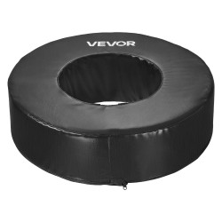 Jalkapallon taklausrengas PVC päällysteinen korkeatiheyksinen sieni musta 1 kpl ulkokäyttöön