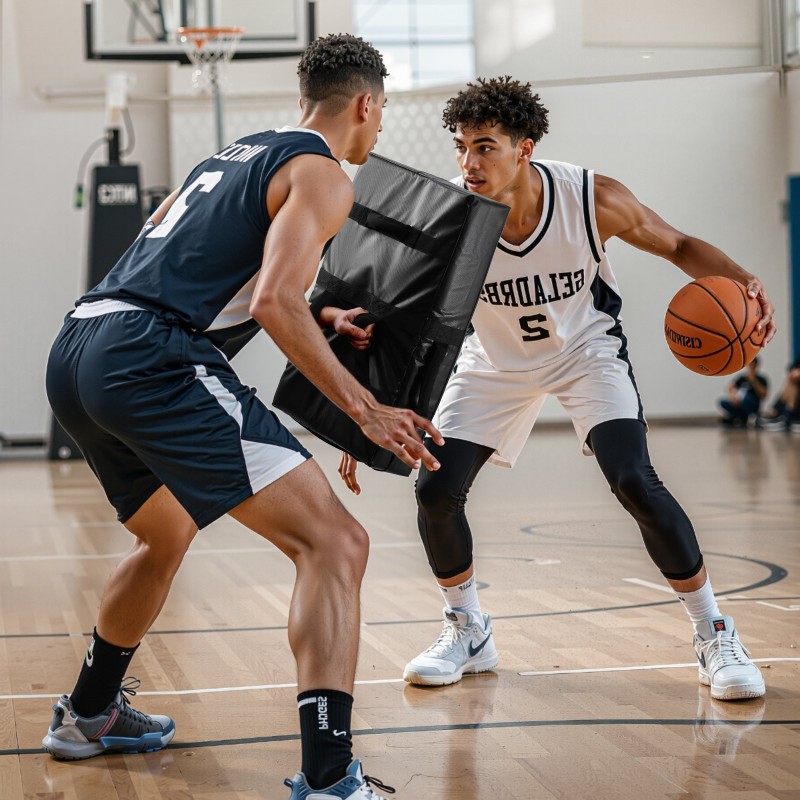 Jalkapallon blokkaustyyny PVC-päällinen korkeatiheyksinen sieni 600x405x120 mm musta