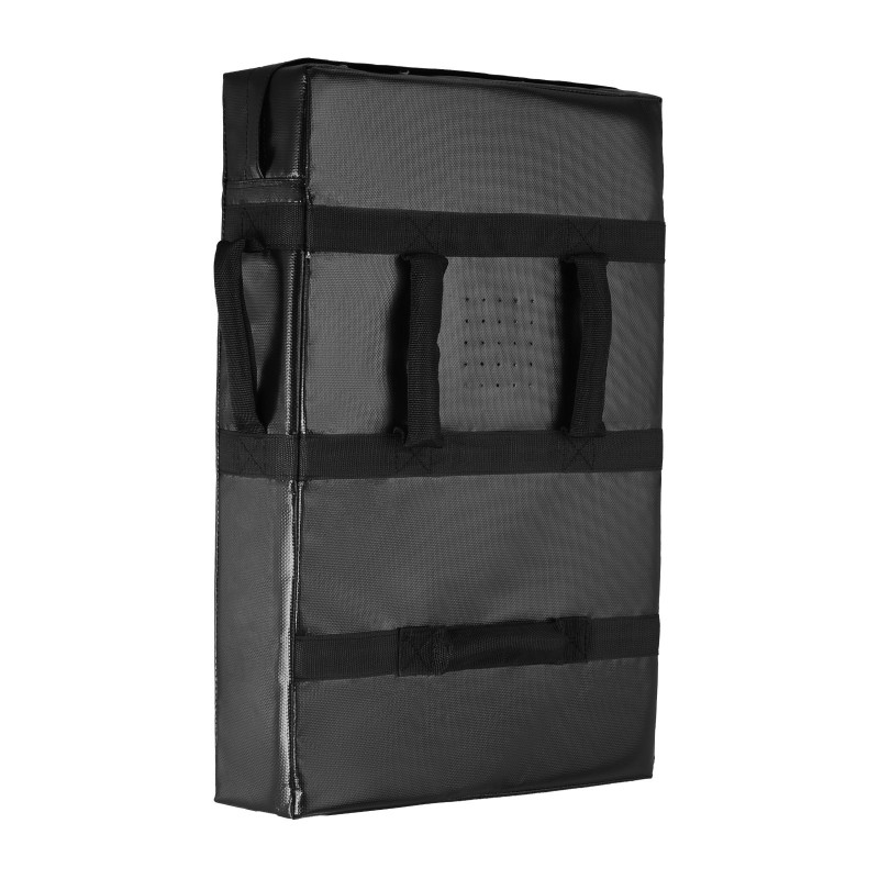 Jalkapallon blokkaustyyny PVC-päällinen korkeatiheyksinen sieni 600x405x120 mm musta