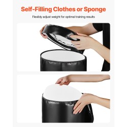 Harjoitusdummy PVC täytettävä 1200 mm musta yksi kappale jalkapalloon ja kamppailulajeihin