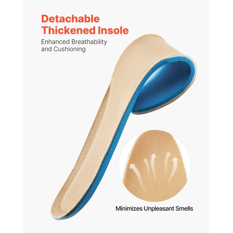 Miesten taktiset saappaat kevyet hengittävät materiaalit vedenpitävä kumipohja sivuvetoketjulla hiekanvärinen