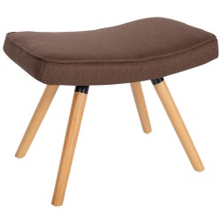 Tyylikäs ja mukava jalkatuki kankaalla monipuoliseen käyttöön