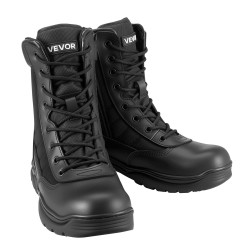 Miesten kevyet taktiset saappaat vedenpitävät hengittävät sivuvetoketjulla pitävällä kumipohjalla