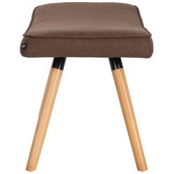 Tyylikäs ja mukava jalkatuki kankaalla monipuoliseen käyttöön