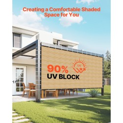 Varjokangas HDPE-kangas 160 g/m² 3,66 x 6,10 m 90% varjostus