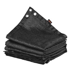 Varjostuskangas HDPE 2440x3660 mm musta 90 ulkokäyttöön