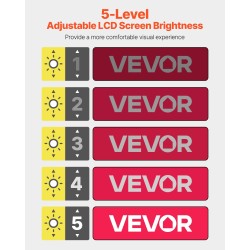 Kannettava digitaalinen suurennuslaite 5-tuumainen LCD-näyttö 4–32-kertainen suurennus 2500 mAh akku