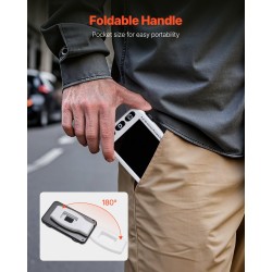 Kannettava digitaalinen suurennuslaite viiden tuuman LCD-näytöllä kolmetoista megapikselin kaksoiskameralla 2–48-kertaisella