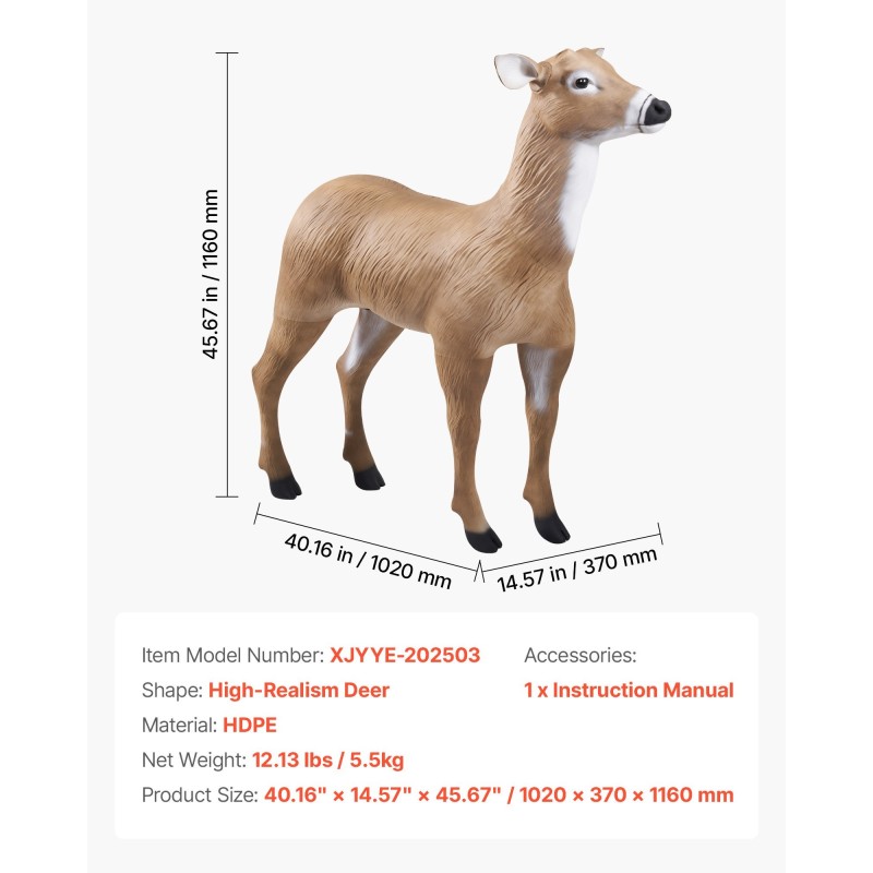 Peuranpatsas HDPE täysikokoinen taitettavat jalat metsästykseen ja pihalle