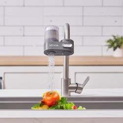 Hanaan kiinnitettävä ABS-muovinen vedensuodatin hiilikuitusuodattimella kahdella vesitilalla 1200 litraa