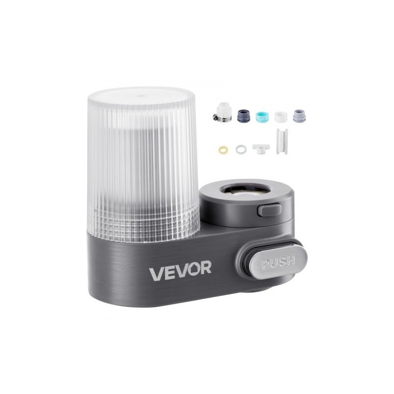 Hanaan kiinnitettävä ABS-muovinen vedensuodatin hiilikuitusuodattimella kahdella vesitilalla 1200 litraa