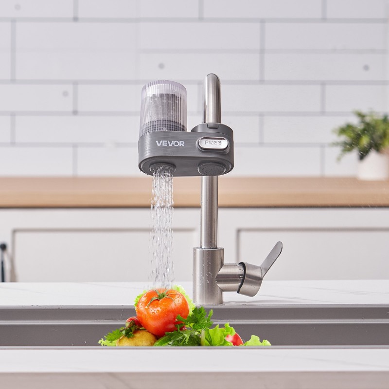 Hanaan asennettava vedensuodatin muovinen harmaa kolme suodatinta 1200 litraa