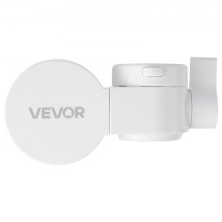 Hanakiinnitteinen valkoinen ABS vedensuodatin hiilikuitusuodattimella keittiöön kylpyhuoneeseen