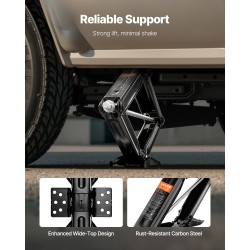 Matkailuauton saksitunkit 2 kpl 4082 kg 103–595 mm elektroforeesikäsitelty teräs