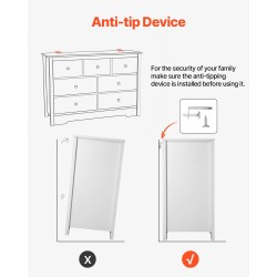 Lipasto lastulevy seitsemän laatikkoa vaalea puupinta moderni