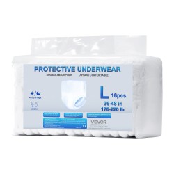 Vetovaipat aikuisille koko L 64 kpl imukyky 1000 ml