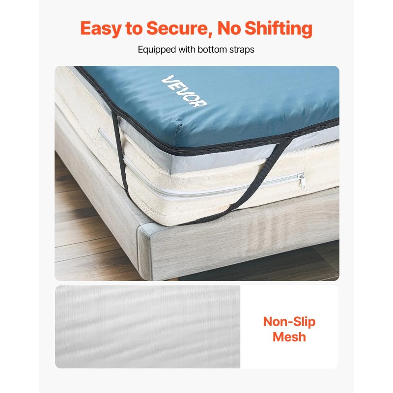 Vaahtomuovipatja kaksikerroksinen geelitäytteinen pitkäaikaishoitoon 1930 x 864 x 89 mm