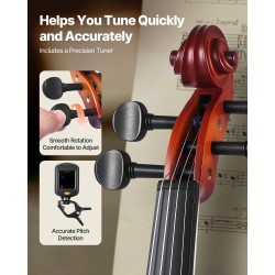 Viulu lehmus ja vaahtera 3/4 340 mm aloitussetti aloittelijoille