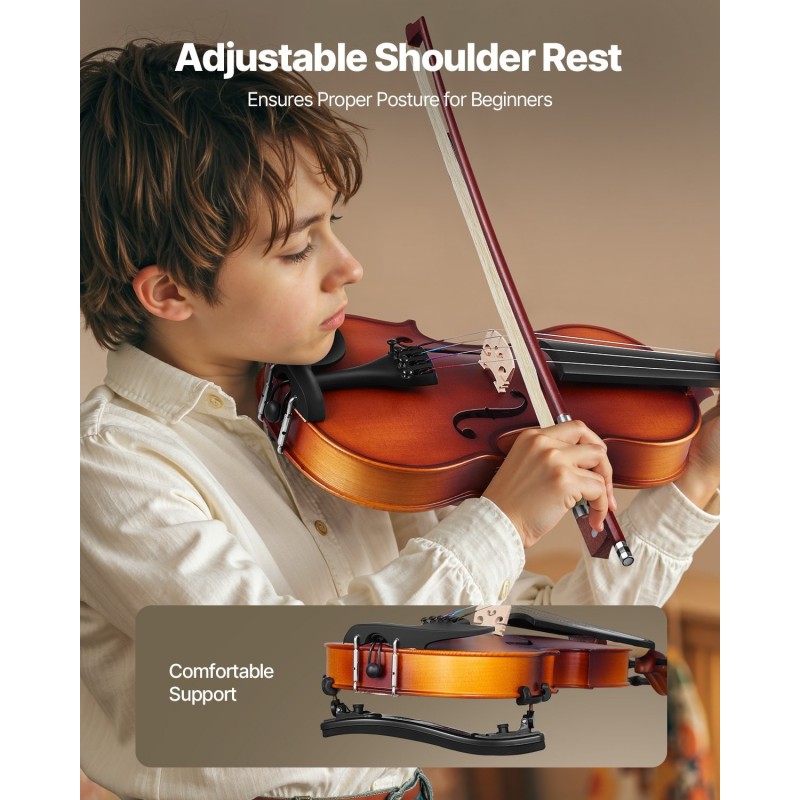 Viulu lehmus ja vaahtera 3/4 340 mm aloitussetti aloittelijoille