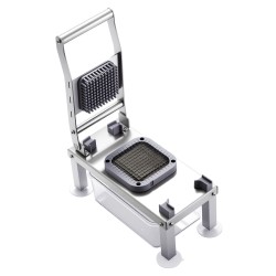 Vihannesleikkuri ruostumaton teräs kahdeksalla terällä painettava kansi elintarvikekelpoinen säilytysastia