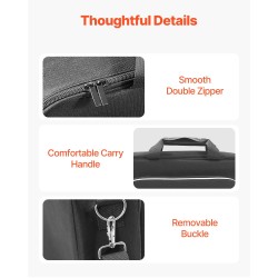 Kantolaukku PS5 ja PS5 Slim konsoleille nailon vedenkestävä musta