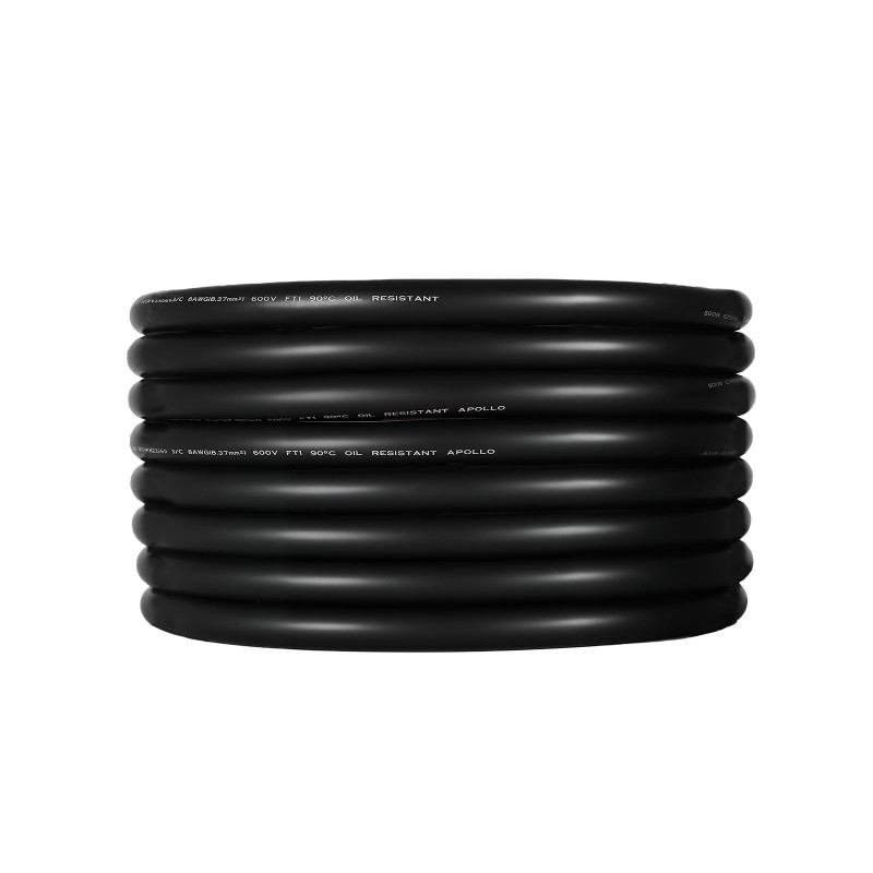 Sähkökaapeli CPE-kumieristeinen happivapaa kuparijohdin 16 mm² 3-johtiminen 7,62 m 600 V