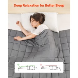 Painotettu peitto 11,5 kg 2235×2640 mm lasihelmet harjattu polyesteri