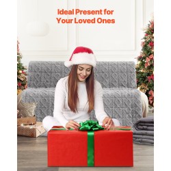 Painopeitto queen-koko 1524 x 2032 mm 9,2 kg harmaa sherpa ja jacquard