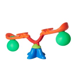 Muovinen kaksipaikkainen keinulauta 360 asteen pyörivällä toiminnolla ilmatäytteiset istuimet