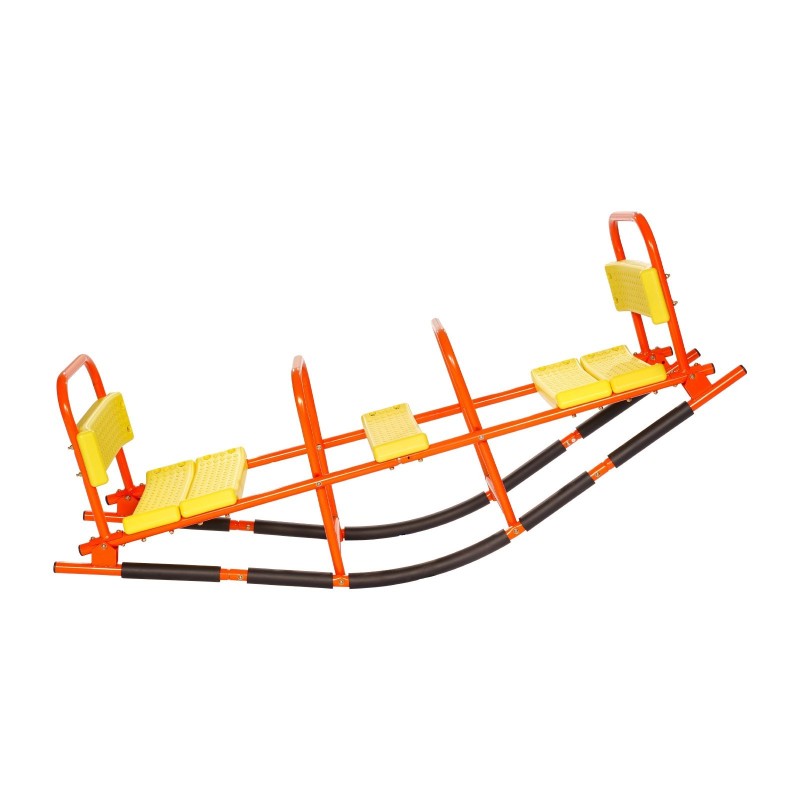 Kolmen istuimen metallinen keinulauta hiiliteräs ja muovi ulko ja sisäkäyttöön