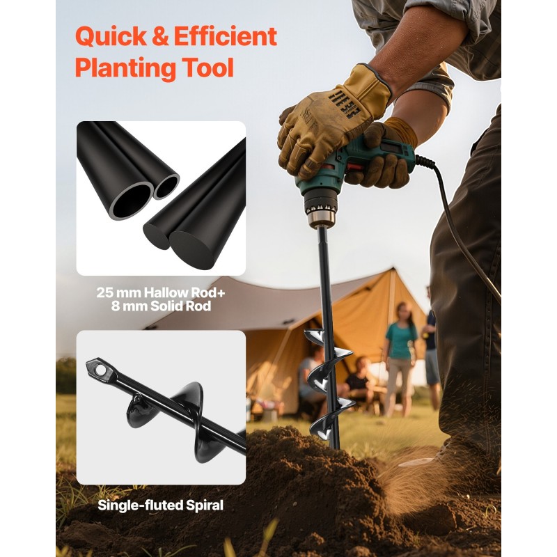 Kierreporanteräsarja 2 terää Q235-teräs 40 mm ja 80 mm 3/8 tuuman kuusiokoloistukkaan