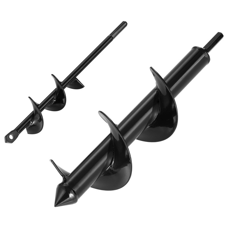 Kierreporanteräsarja 2 terää Q235-teräs 40 mm ja 80 mm 3/8 tuuman kuusiokoloistukkaan