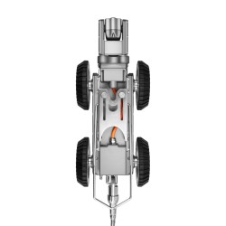 Putkistotarkastusrobotti 60 metrin kaapelilla 2 megapikselin kamerat 8 LED valoa 300 1500 mm putkiin