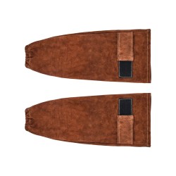 Naudanahkaiset hitsaushihat 18 tuumaa palonkestävät kuumuutta kestävät ruskeat