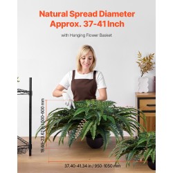 Tekosaniaainen riippuva silkkikangas polyeteeni 95–105 cm halkaisija 1 kpl sisä ja ulkokäyttöön