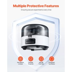 Pöytäsentrifugi muovi ja teräs 7000 kierrosta minuutissa kaksoisroottori