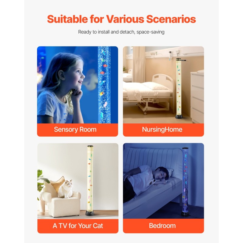 Lattiakuplalamppu 120 cm ABS-muovi 16 väriä kaukosäätimellä