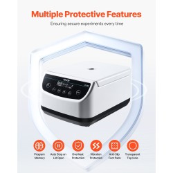 Pöytämallinen laboratoriolinkouskone 500–4000 kierrosta/min 6-paikkainen 15/50ml