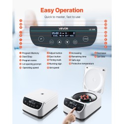 Pöytämallinen laboratoriolinkouskone 500–4000 kierrosta/min 6-paikkainen 15/50ml