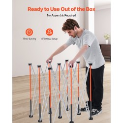 Taitettava työpukki alumiiniseos ja hiiliteräs 1589 kg kantavuus 9 tukijalkaa