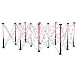 Taitettava työpukki alumiiniseos ja hiiliteräs 12 jalkaa 2041 kilogramman kantavuus