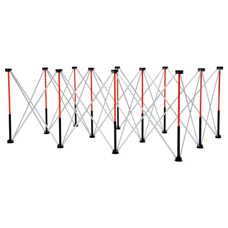 Taitettava työpukki alumiiniseos ja hiiliteräs 12 jalkaa 2041 kilogramman kantavuus