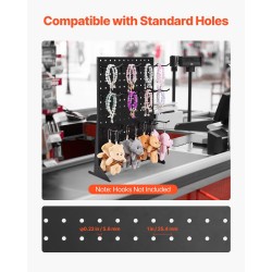 Pöytämallinen reiällinen taustalevy 4-osainen kylmävalssattu teräs 440x330x114 mm